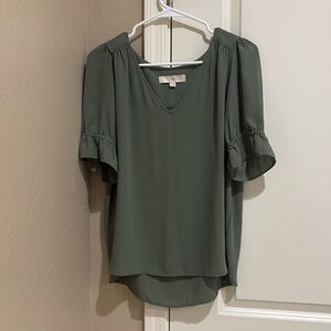 Sage Green Loft Blouse